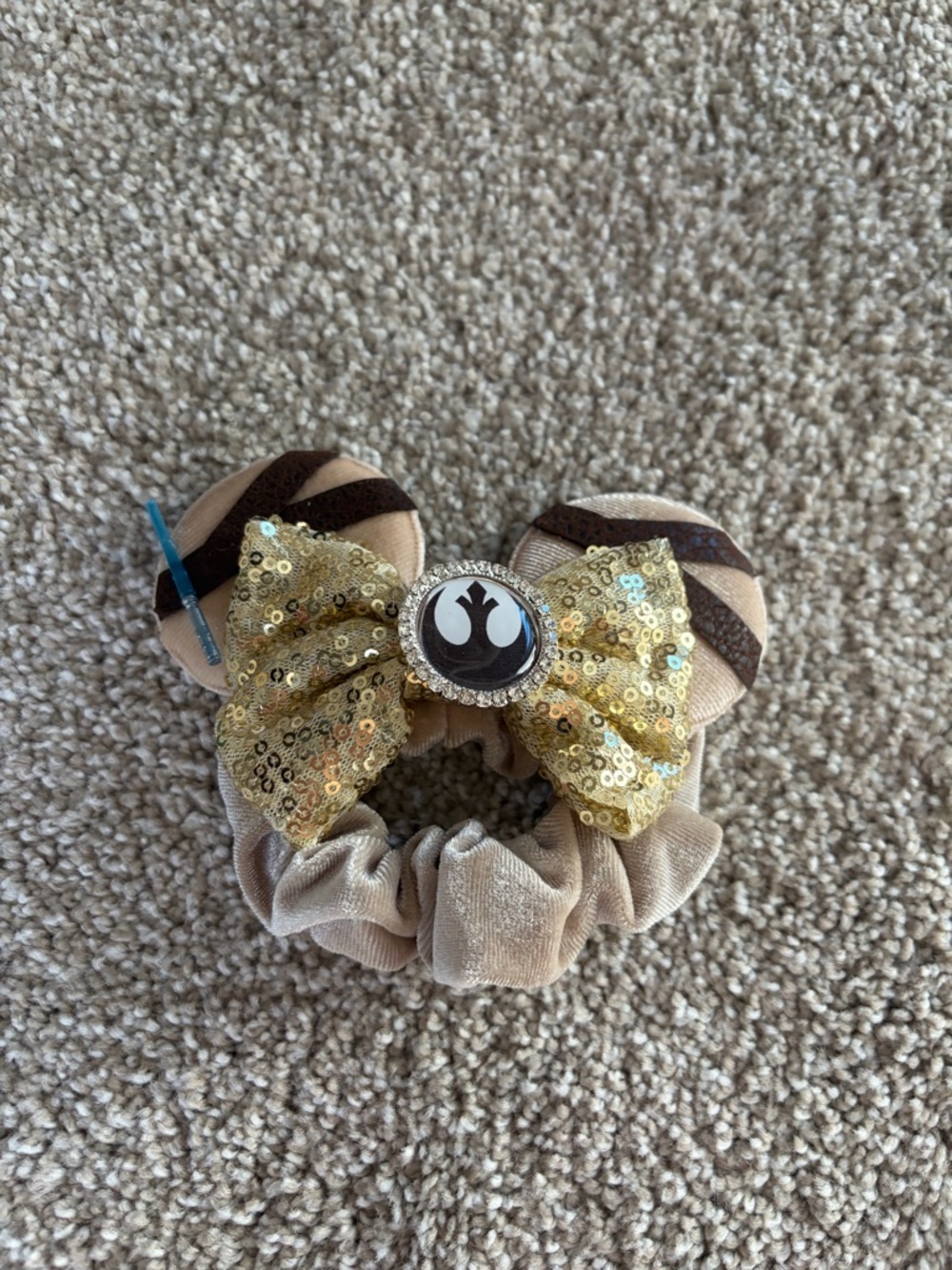 Disney Star Wars Rey Mickey ears scrunchie